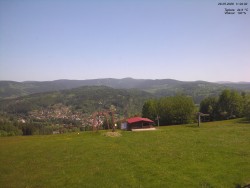 Pohled na Krkonoše