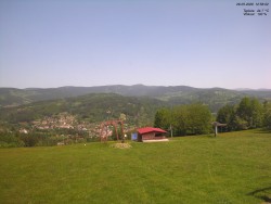 Pohled na Krkonoše