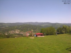 Pohled na Krkonoše