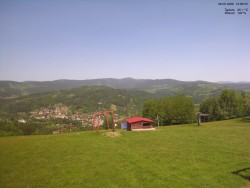 Pohled na Krkonoše