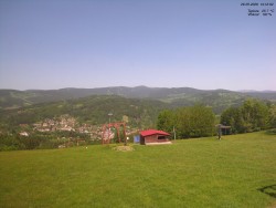 Pohled na Krkonoše