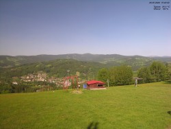 Pohled na Krkonoše