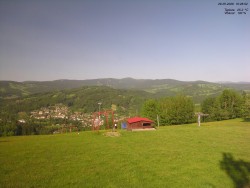Pohled na Krkonoše