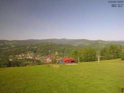 Pohled na Krkonoše