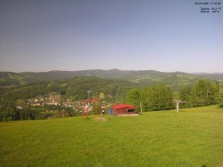 Pohled na Krkonoše
