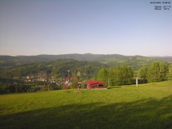 Pohled na Krkonoše