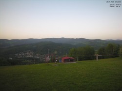 Pohled na Krkonoše
