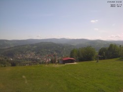 Pohled na Krkonoše