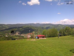 Pohled na Krkonoše