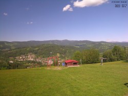 Pohled na Krkonoše