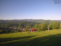 Pohled na Krkonoše