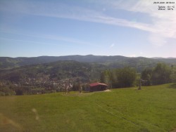 Pohled na Krkonoše
