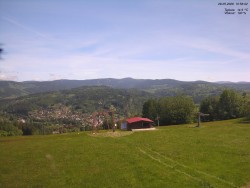 Pohled na Krkonoše