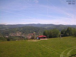 Pohled na Krkonoše