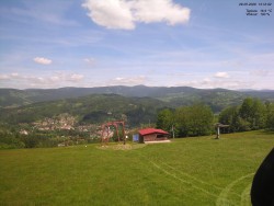 Pohled na Krkonoše