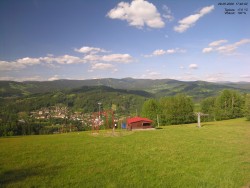Pohled na Krkonoše