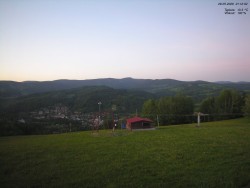Pohled na Krkonoše