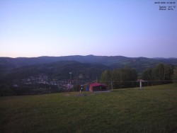 Pohled na Krkonoše