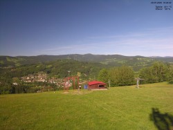 Pohled na Krkonoše