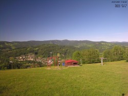 Pohled na Krkonoše
