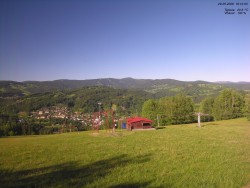Pohled na Krkonoše