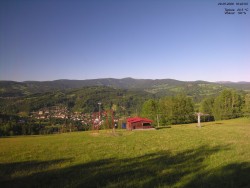 Pohled na Krkonoše
