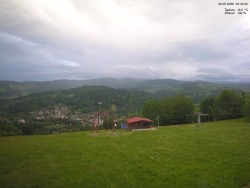 Pohled na Krkonoše