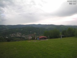 Pohled na Krkonoše