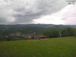 Pohled na Krkonoše