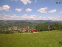 Pohled na Krkonoše