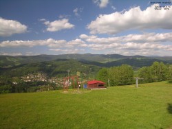 Pohled na Krkonoše