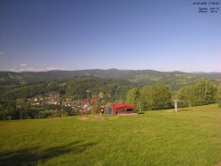 Pohled na Krkonoše