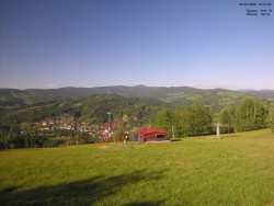 Pohled na Krkonoše