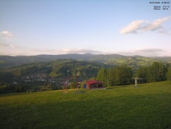 Pohled na Krkonoše
