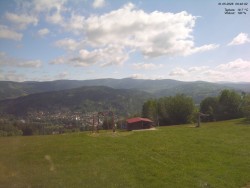 Pohled na Krkonoše