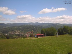 Pohled na Krkonoše