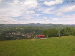 Pohled na Krkonoše