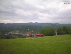 Pohled na Krkonoše