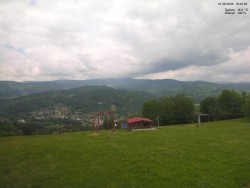 Pohled na Krkonoše
