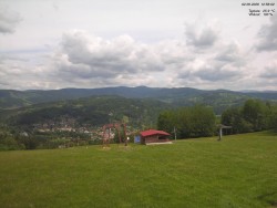 Pohled na Krkonoše