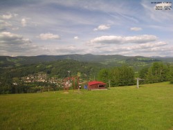 Pohled na Krkonoše