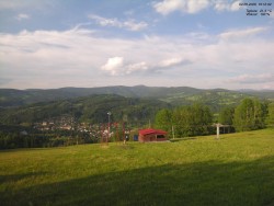 Pohled na Krkonoše