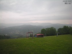 Pohled na Krkonoše