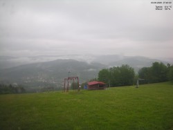 Pohled na Krkonoše