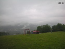 Pohled na Krkonoše