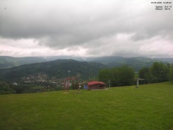 Pohled na Krkonoše