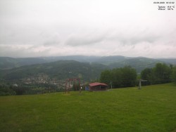 Pohled na Krkonoše