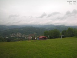 Pohled na Krkonoše
