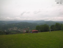 Pohled na Krkonoše