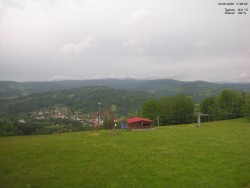 Pohled na Krkonoše
